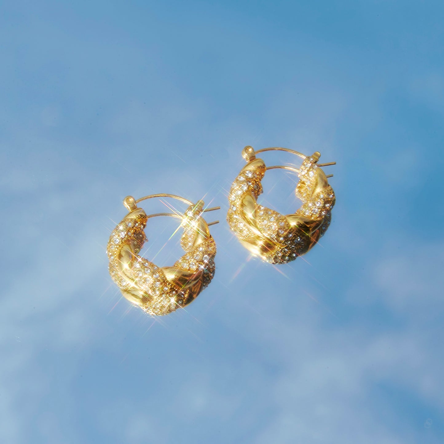 CHUNKY SPARKLE HOOPS