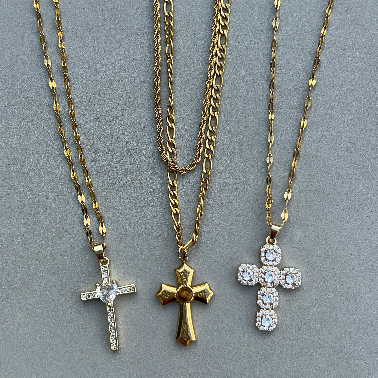 DOUBLE CHAIN CROSS