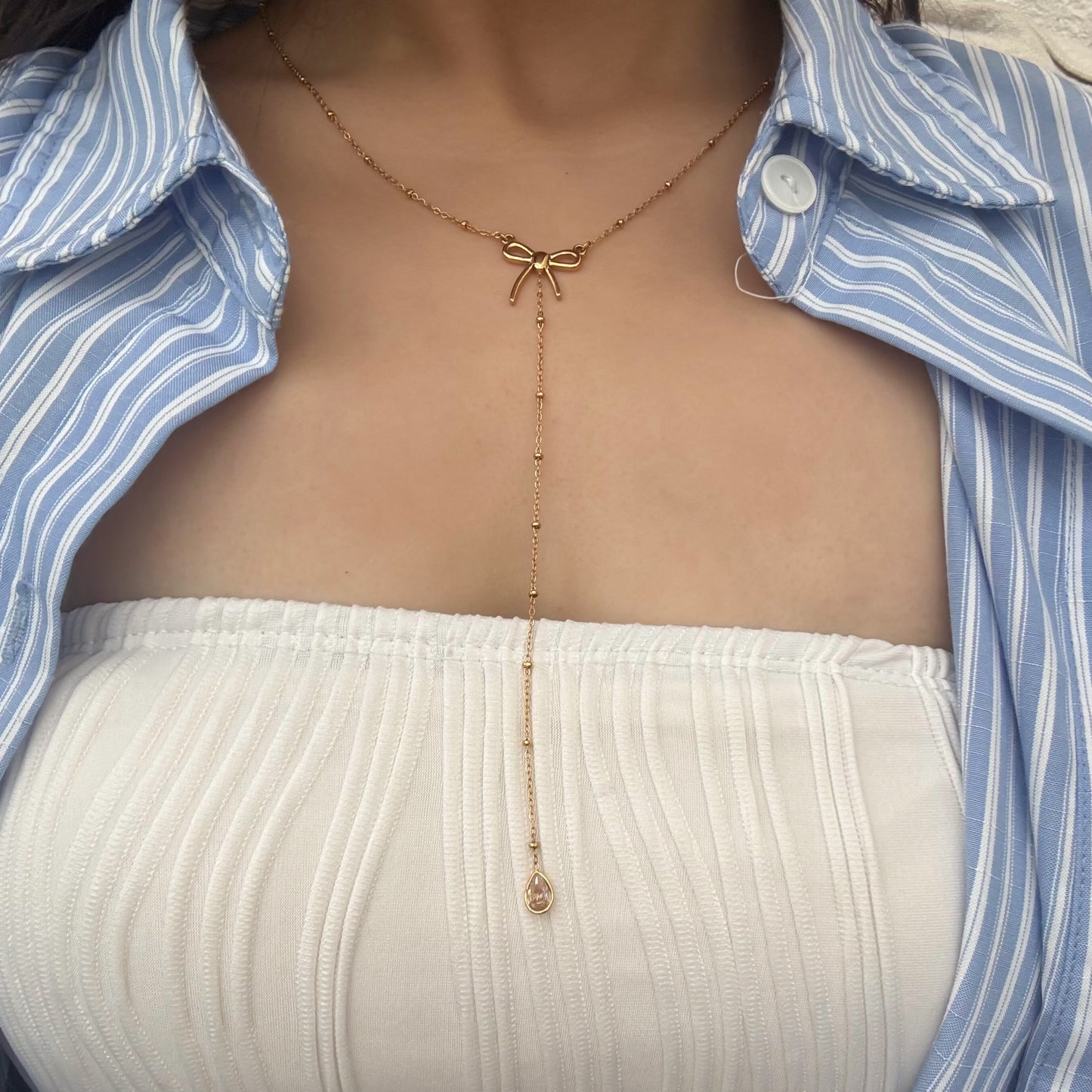 RIBBON WHISPER NECKLACE