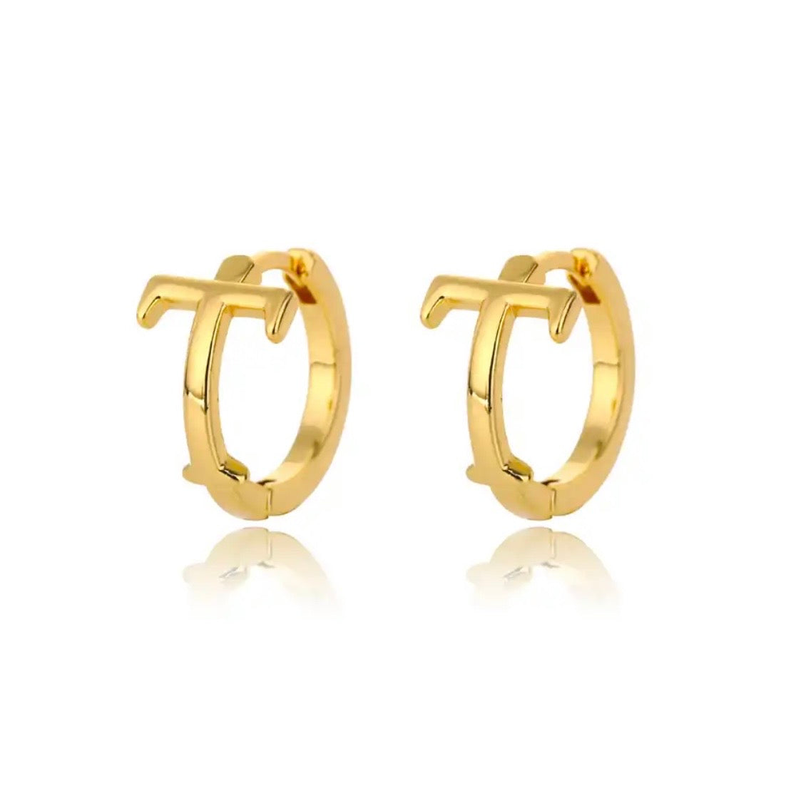 LETTER STUD EARRINGS