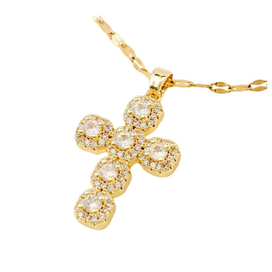 ZIRCONIA CROSS PENDANT