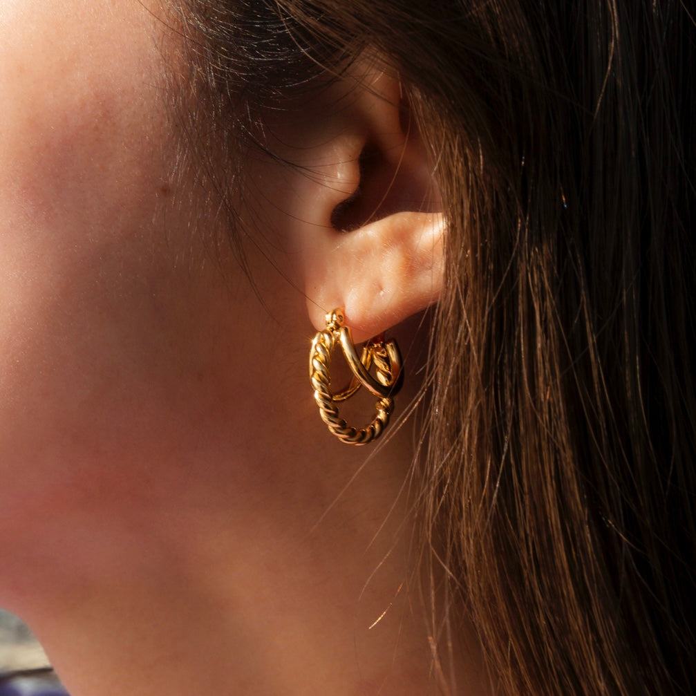 CHUNKY TWISTED EARRINGS