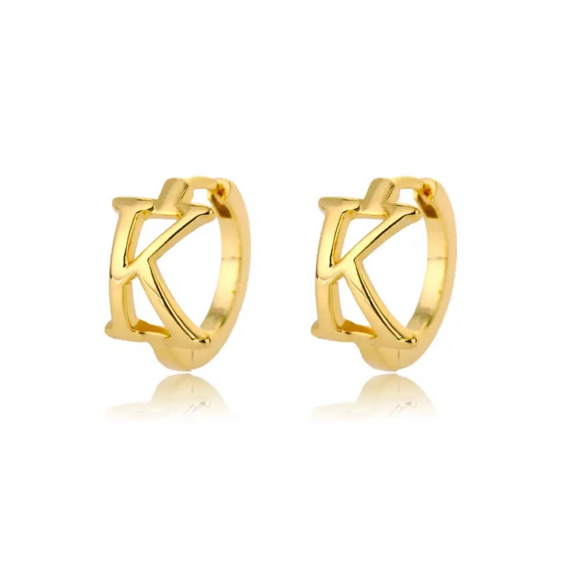 LETTER STUD EARRINGS