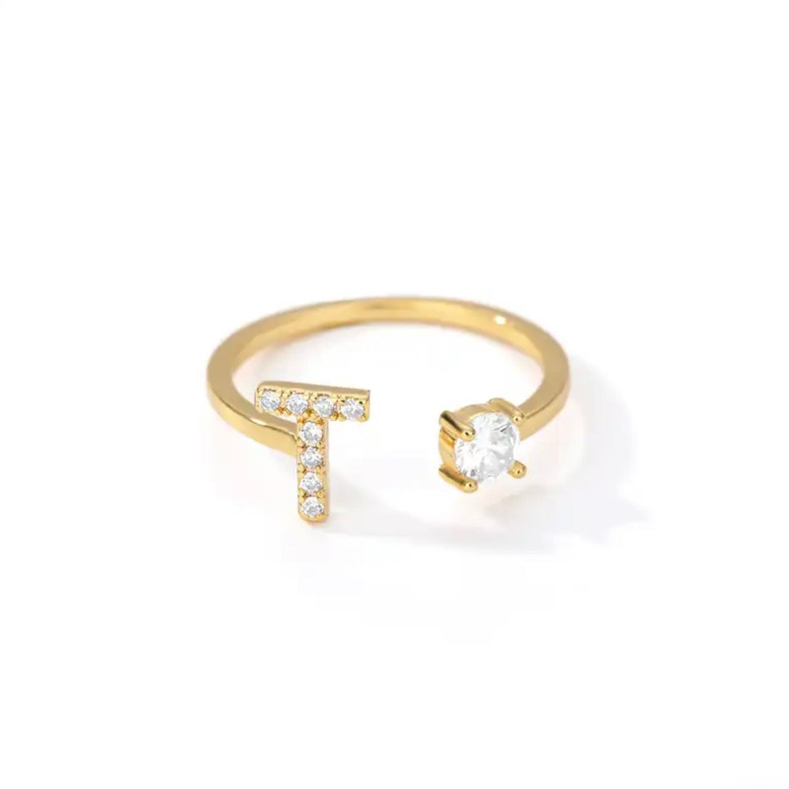SHAPE LETTER RING