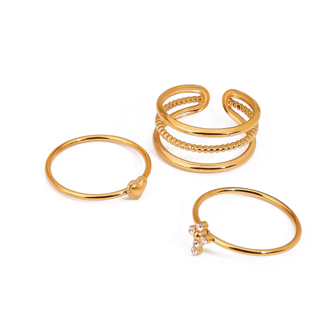 FAITH&LOVE RING(3点セット)