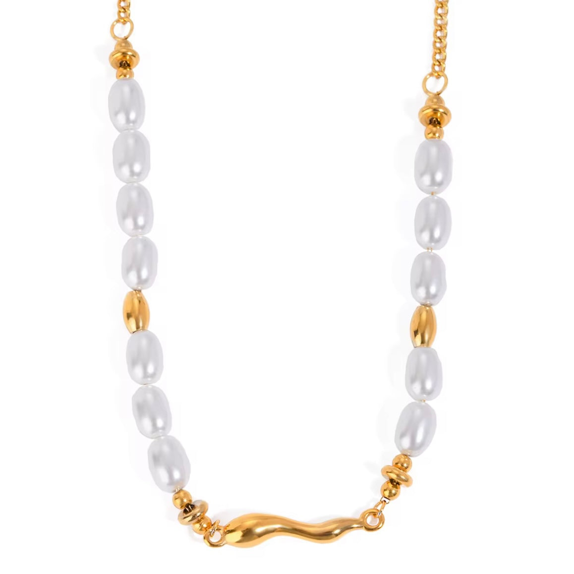 PEARL FLOW NECKLACE