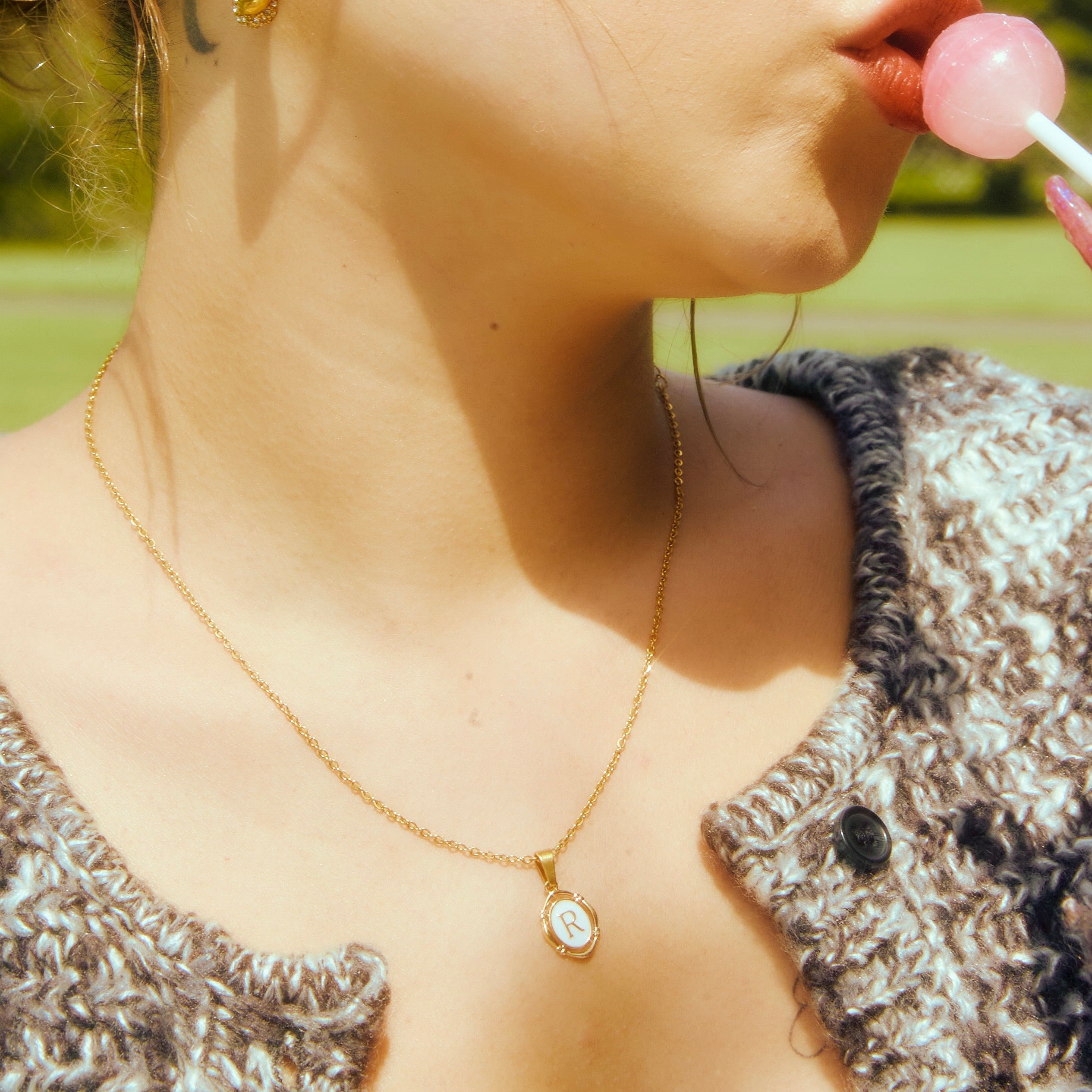 INITIAL LETTER PENDANT