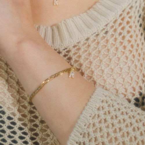 SPARKLE LETTER BRACELET