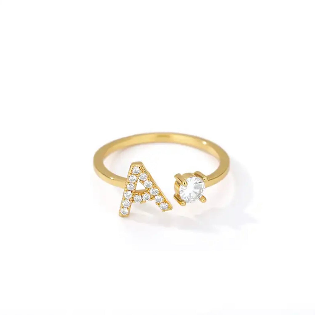 SHAPE LETTER RING
