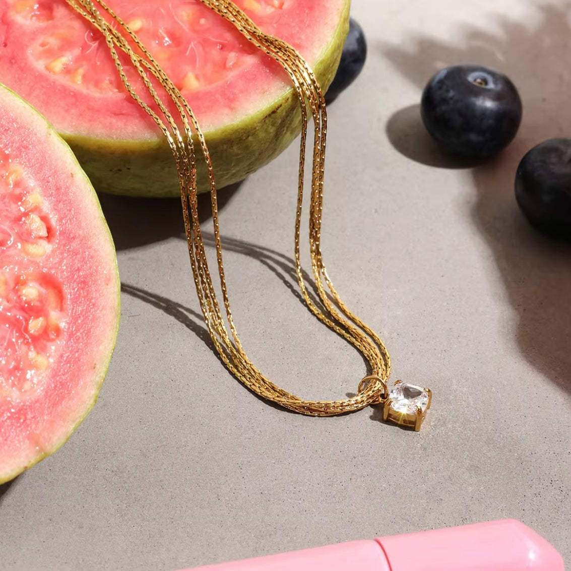 CRYSTAL HUG NECKLACE