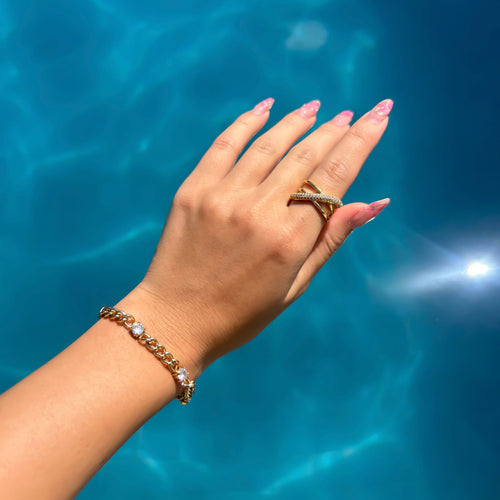 ZIRCONIA CHAIN BRACELET