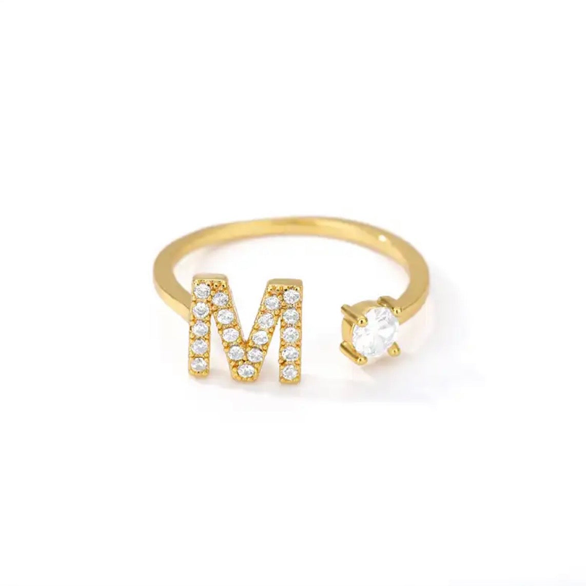 SHAPE LETTER RING