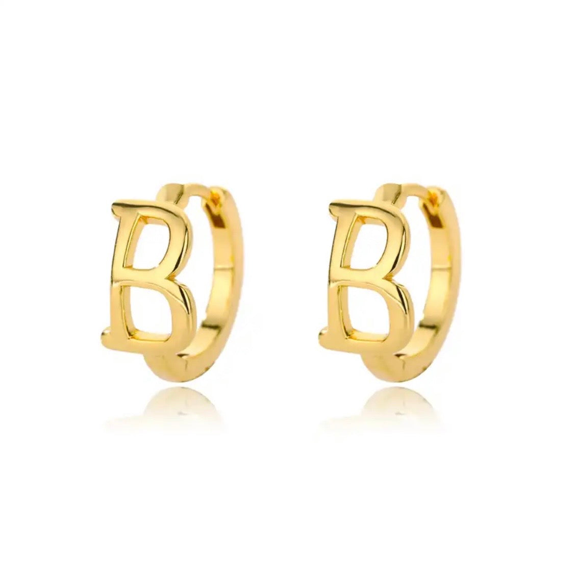 LETTER STUD EARRINGS