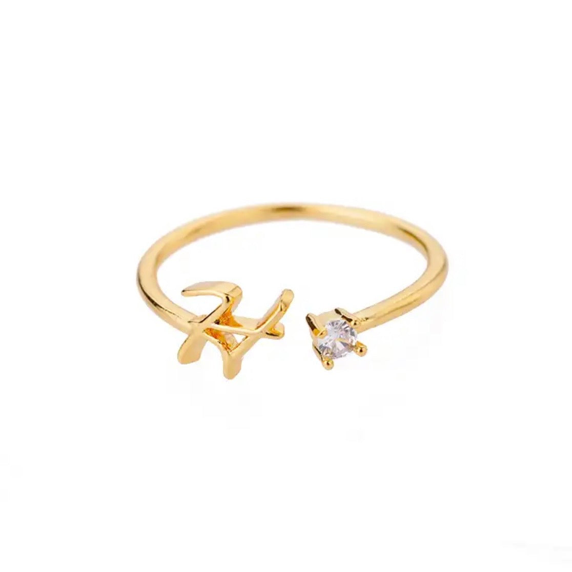TINY LETTER RING
