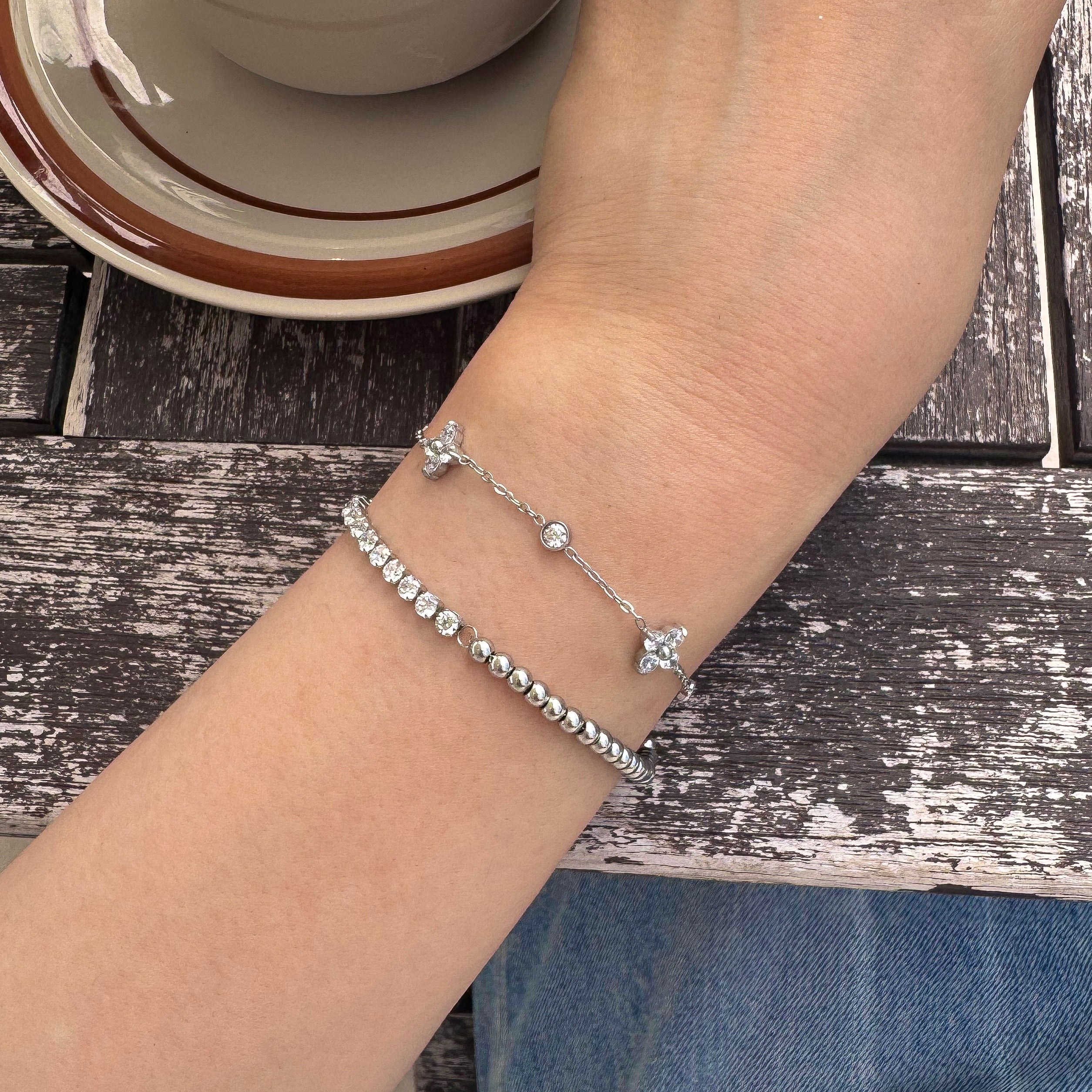 BLOOM SILVER BRACELET