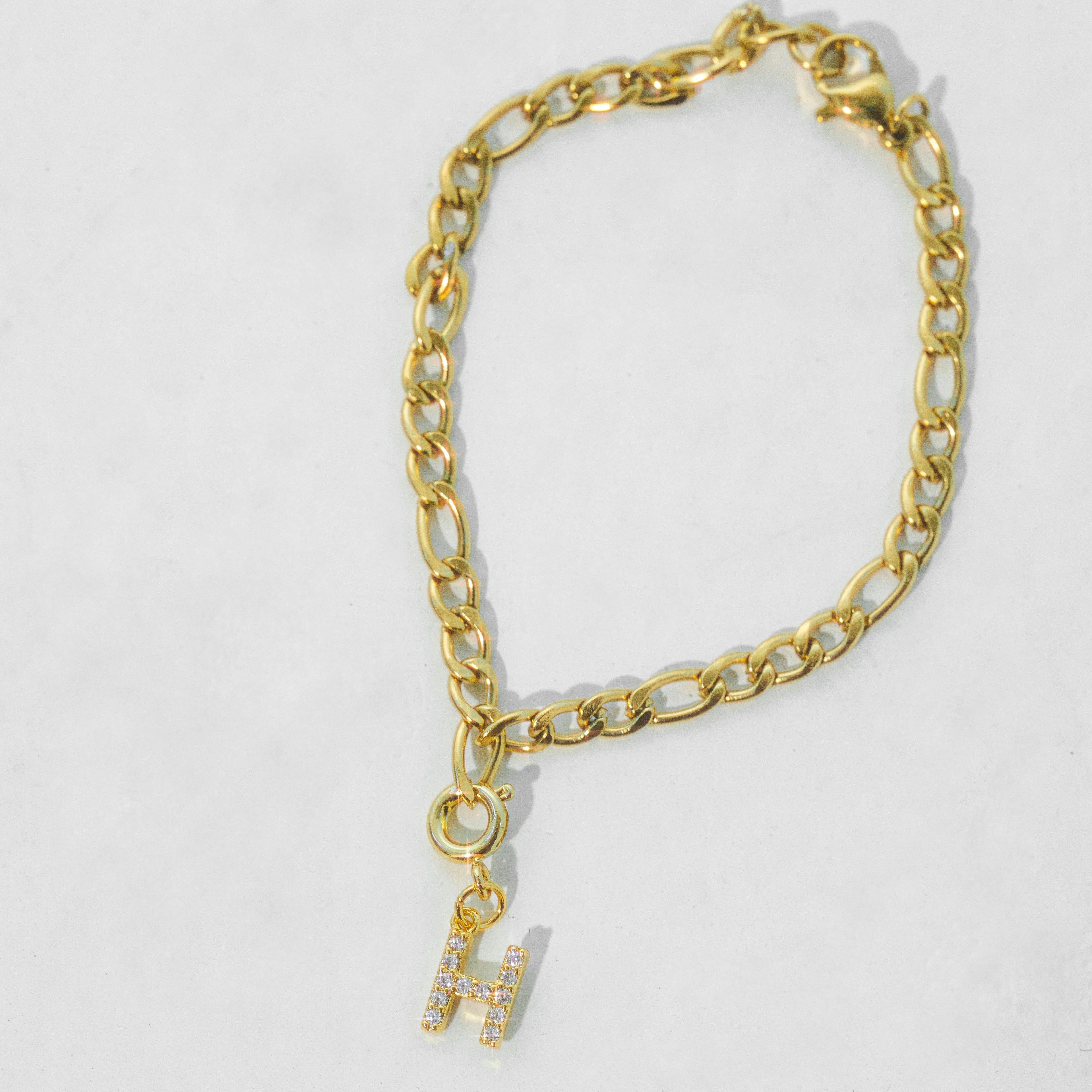 SPARKLE LETTER BRACELET