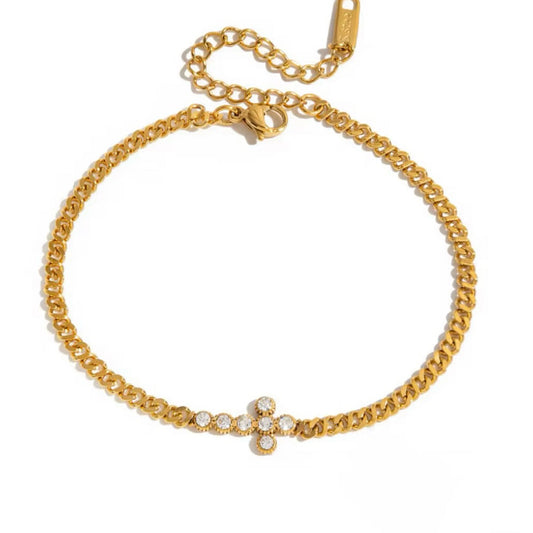 【NEW】GOLDEN CROSS CHAIN