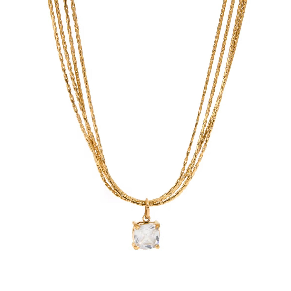 CRYSTAL HUG NECKLACE