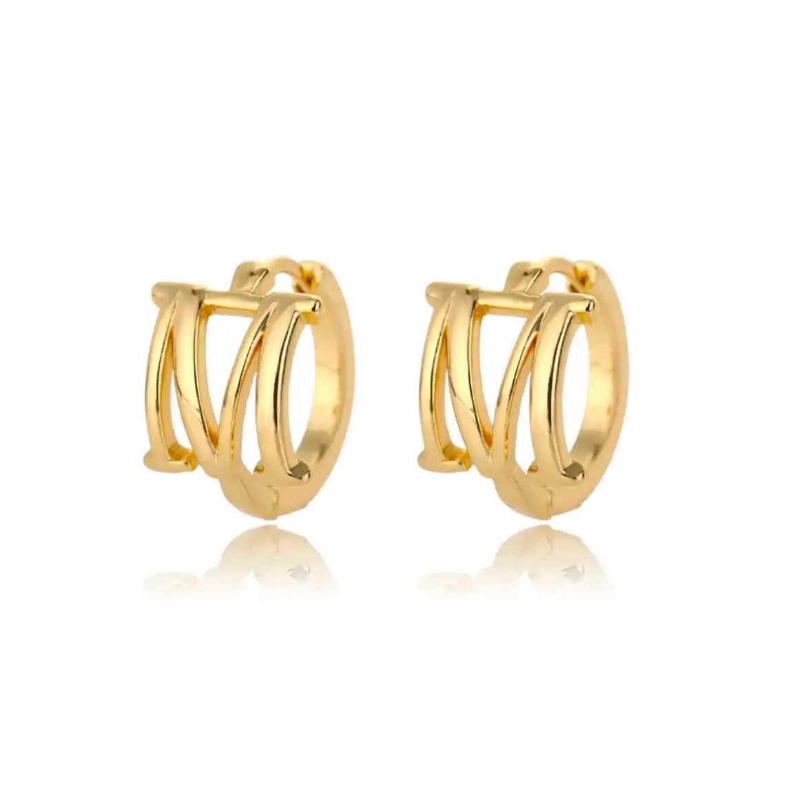 LETTER STUD EARRINGS