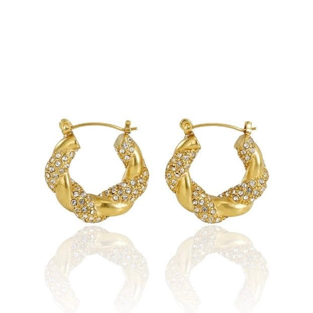 CHUNKY SPARKLE HOOPS