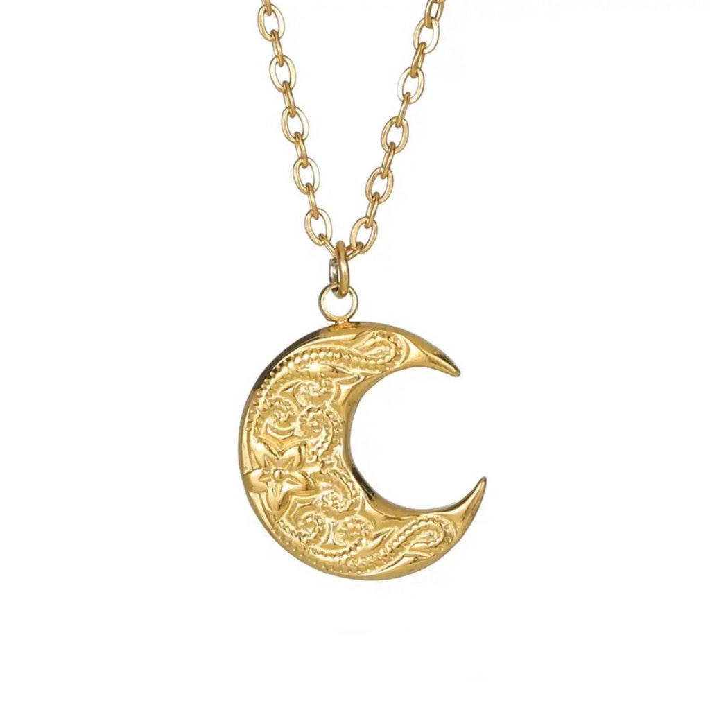 MOON PENDANT NECKLACE